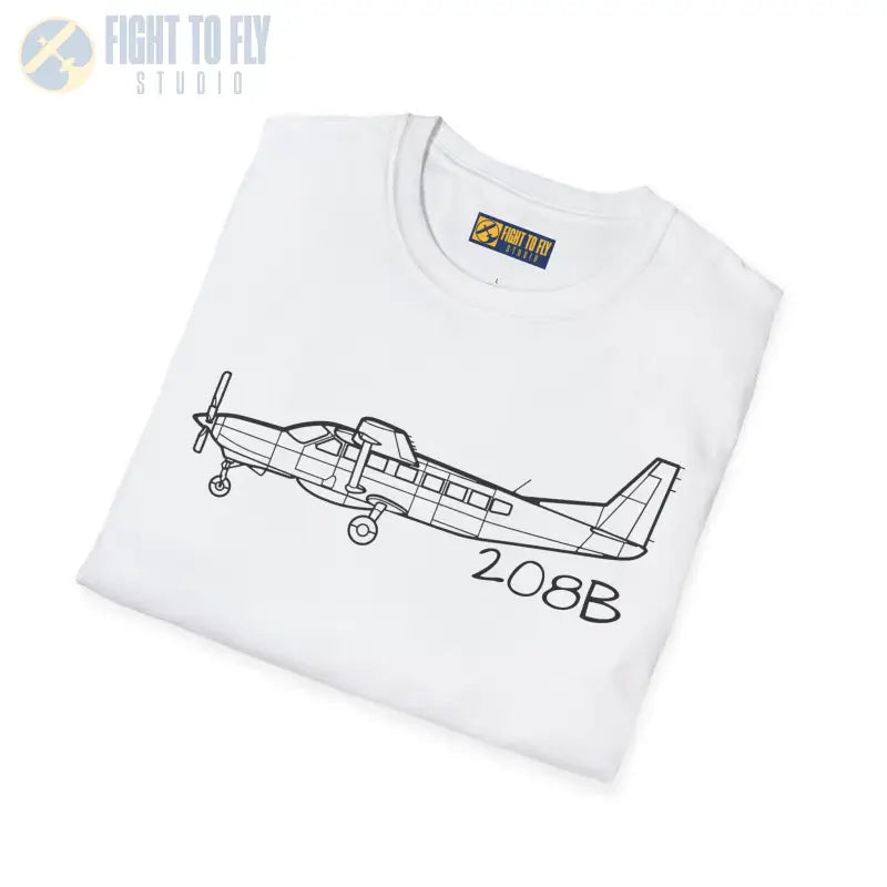 Cessna 208 T-Shirt – Single Turboprop Workhorse Tee for Adventure Pilots - Pilot gifts - WWII warbird t-shirt