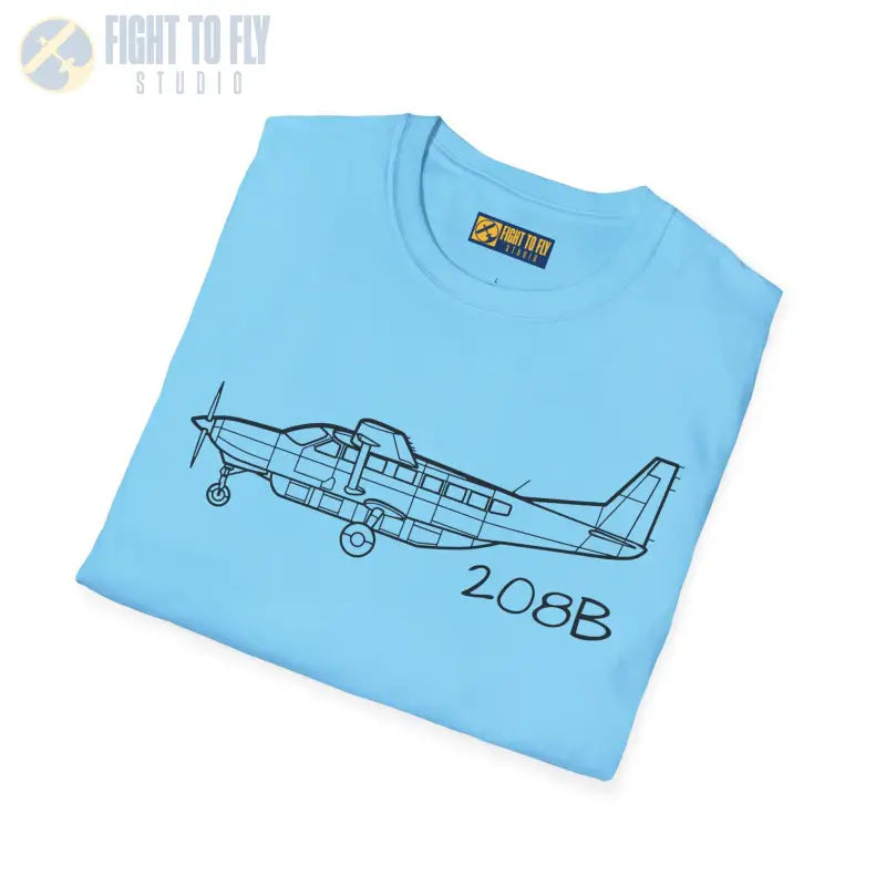 Cessna 208 T-Shirt – Single Turboprop Workhorse Tee for Adventure Pilots - Pilot gifts - WWII warbird t-shirt
