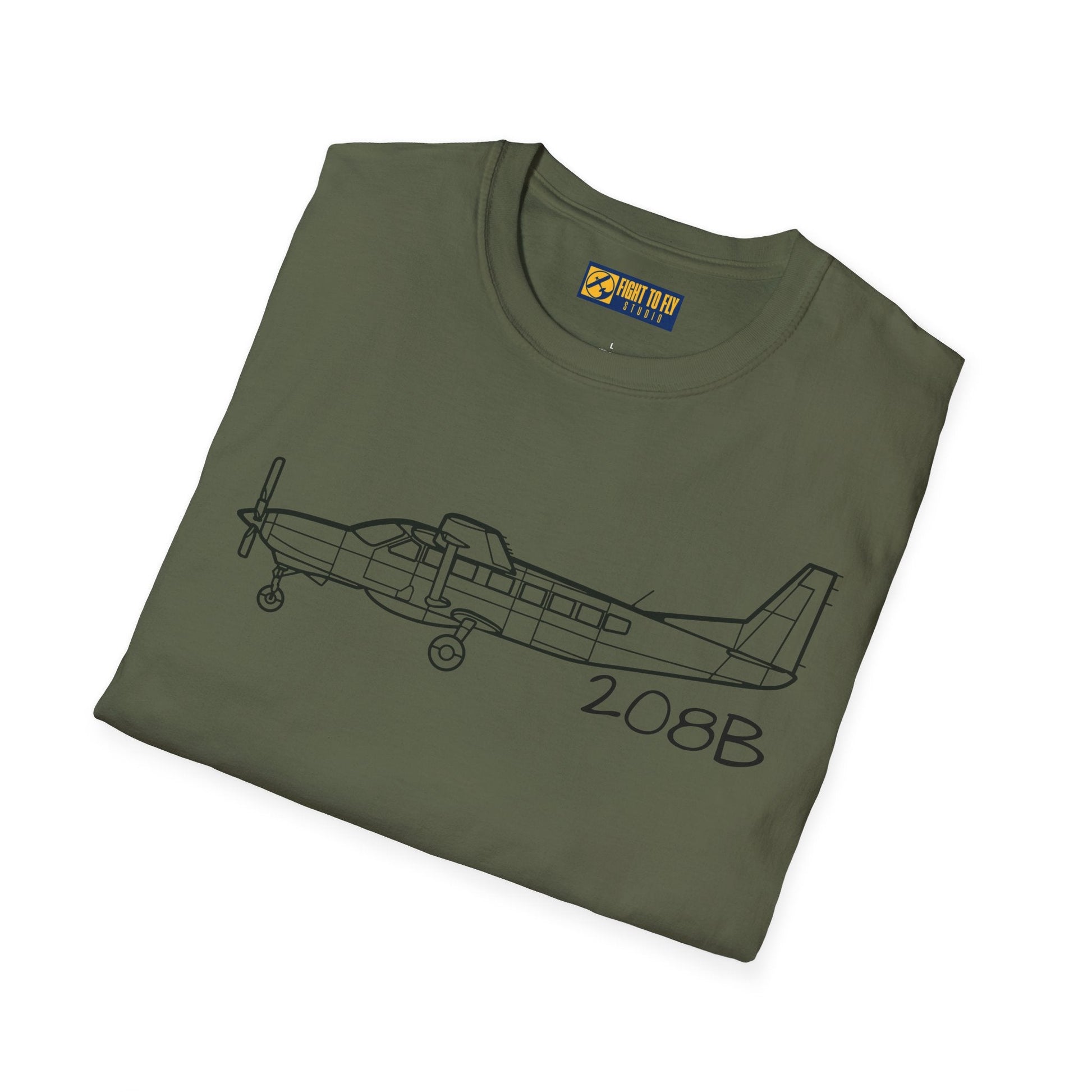 Cessna 208 T-Shirt – Single Turboprop Workhorse Tee for Adventure Pilots - Gifts pilots - Aviation apparel