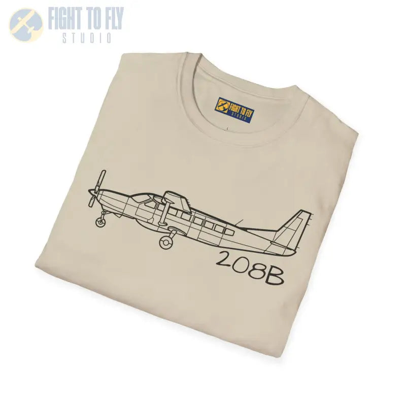 Cessna 208 T-Shirt – Single Turboprop Workhorse Tee for Adventure Pilots - Pilot gifts - WWII warbird t-shirt
