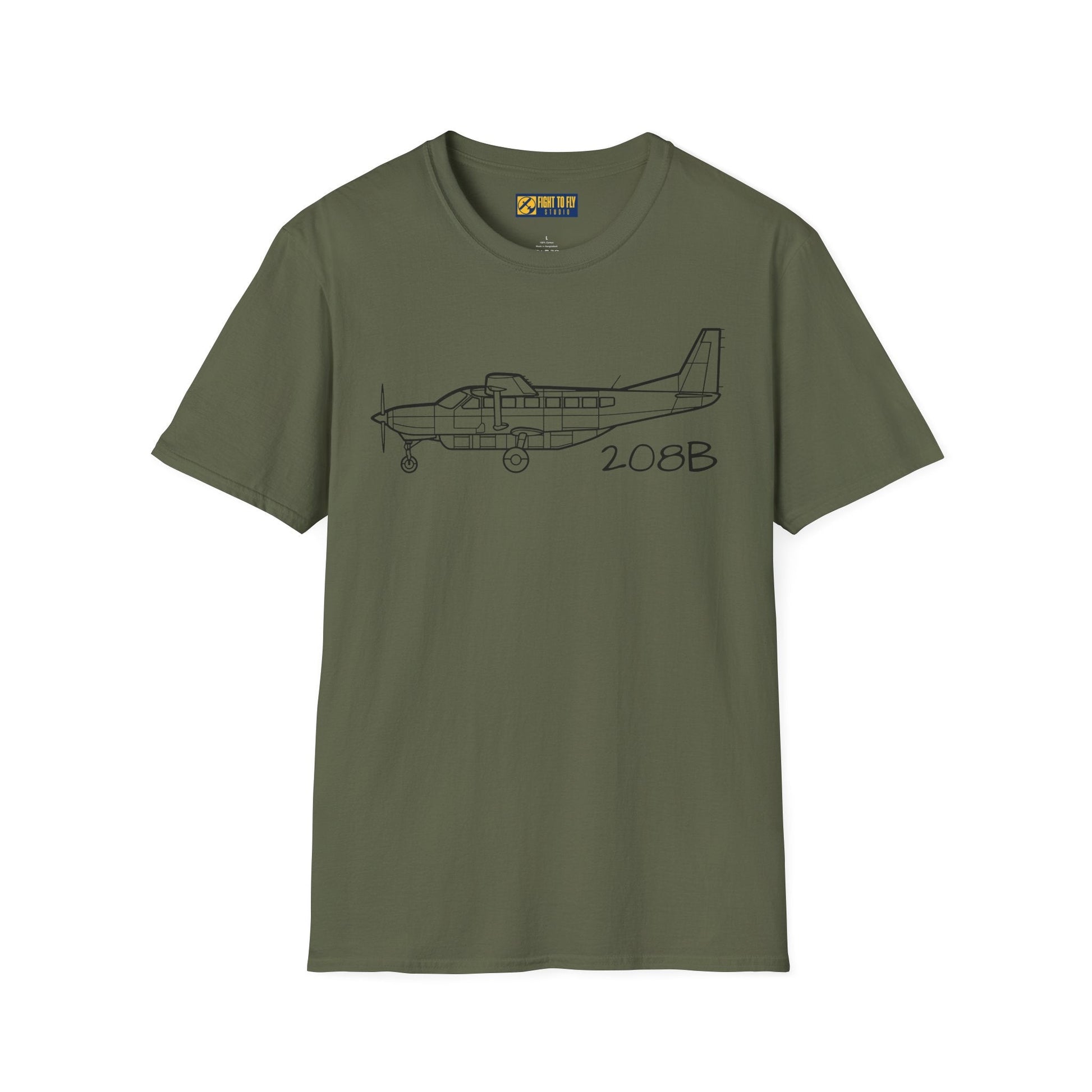 Cessna 208 T-Shirt – Single Turboprop Workhorse Tee for Adventure Pilots - Gifts pilots - Aviation apparel