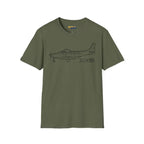 Cessna 208 T-Shirt - Pilot gifts - WWII warbird t-shirt