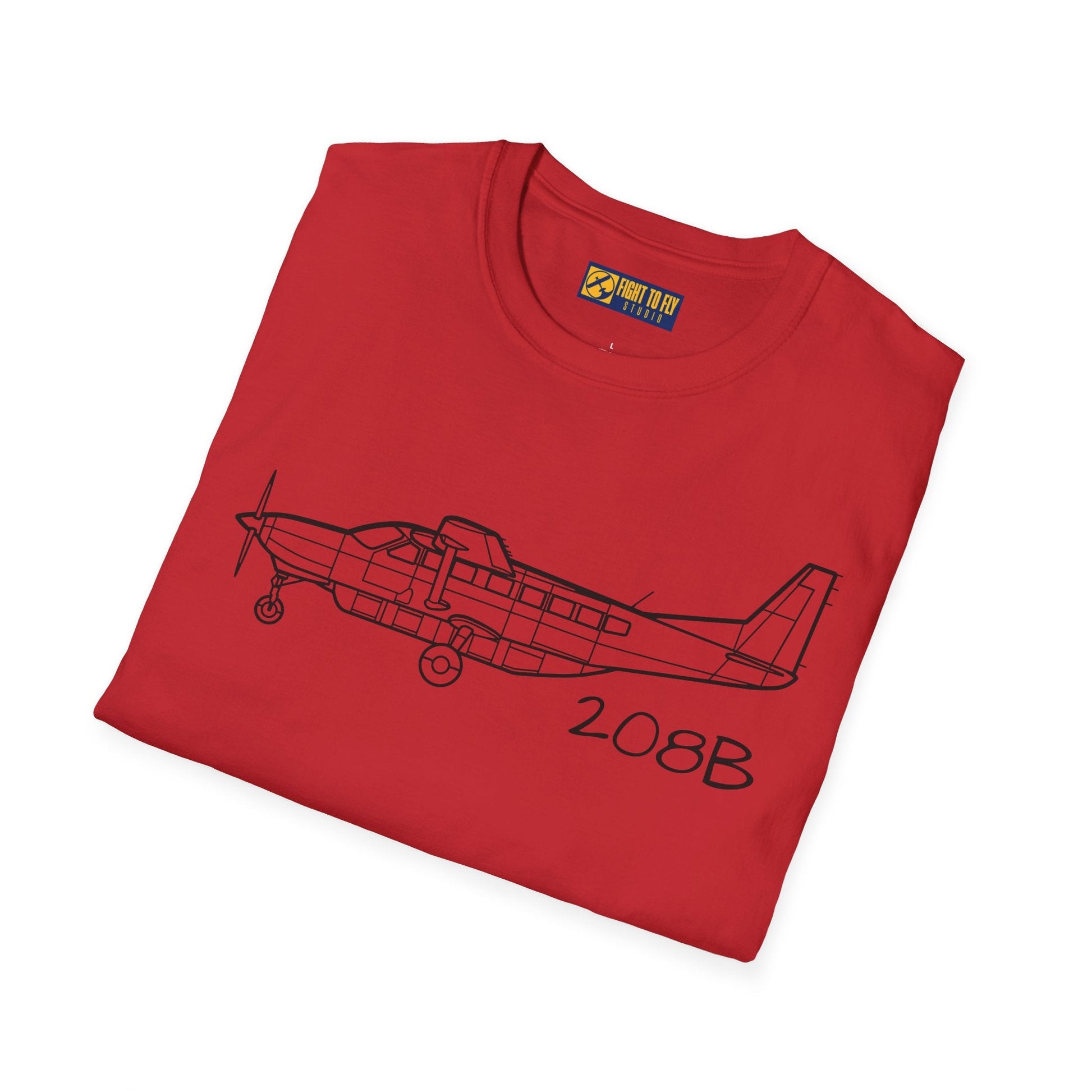Cessna 208 T-Shirt – Single Turboprop Workhorse Tee for Adventure Pilots - Gifts pilots - Aviation apparel