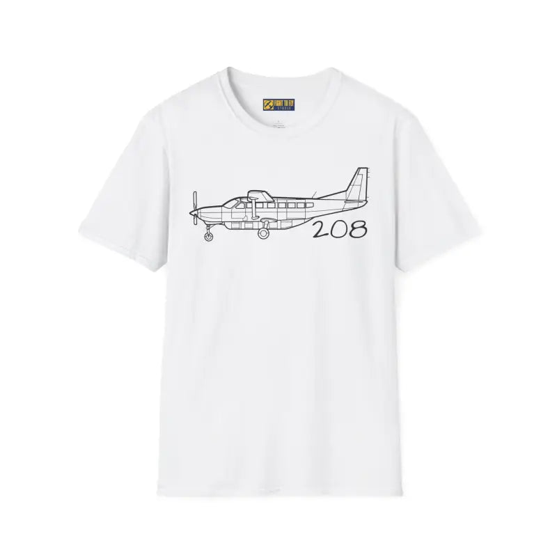Cessna 208B T-Shirt – Utility Turboprop Bush Plane Tee for Backcountry Flyers - Pilot gifts - WWII warbird t-shirt