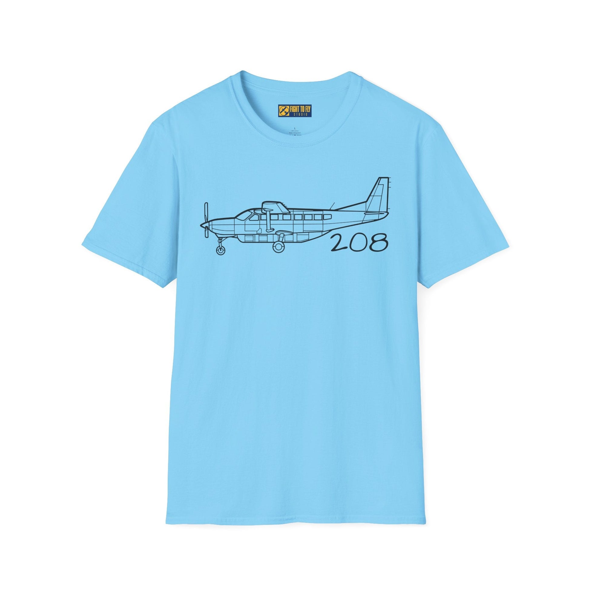 Cessna 208B T-Shirt – Utility Turboprop Bush Plane Tee for Backcountry Flyers - Gifts pilots - Aviation apparel