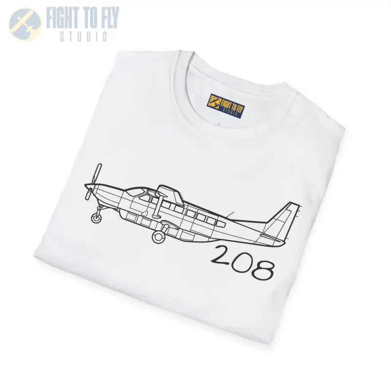 Cessna 208B T-Shirt – Utility Turboprop Bush Plane Tee for Backcountry Flyers - Pilot gifts - WWII warbird t-shirt