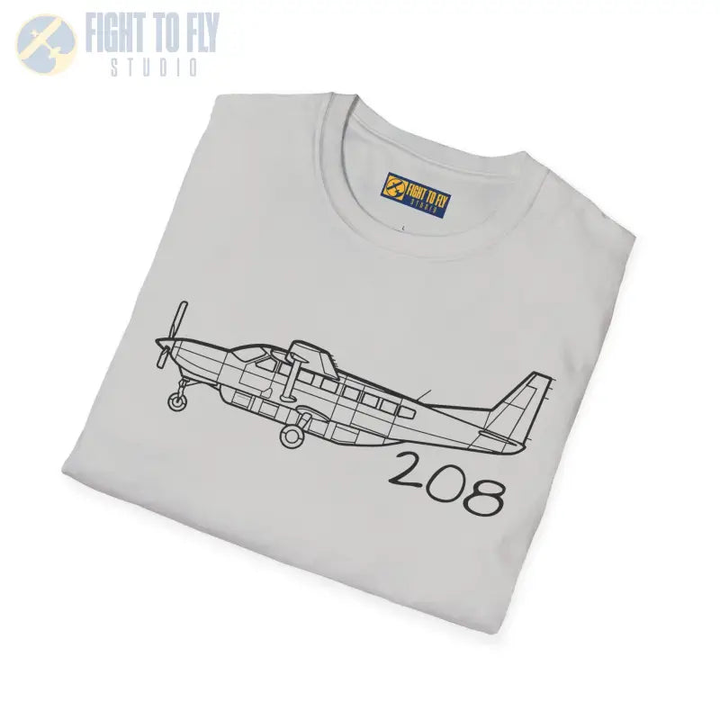Cessna 208B T-Shirt – Utility Turboprop Bush Plane Tee for Backcountry Flyers - Pilot gifts - WWII warbird t-shirt