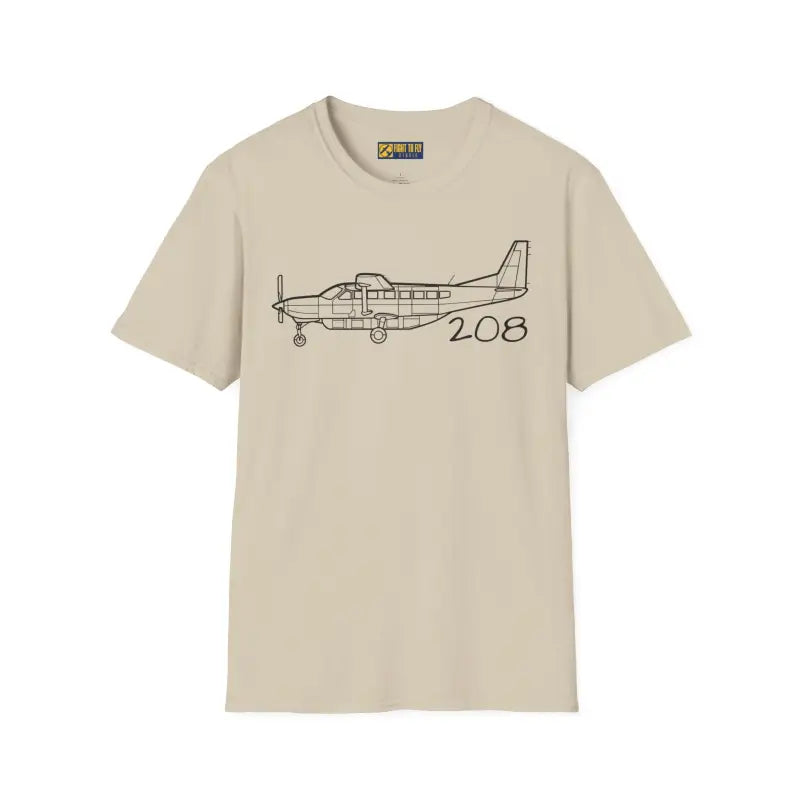 Cessna 208B T-Shirt – Utility Turboprop Bush Plane Tee for Backcountry Flyers - Pilot gifts - WWII warbird t-shirt