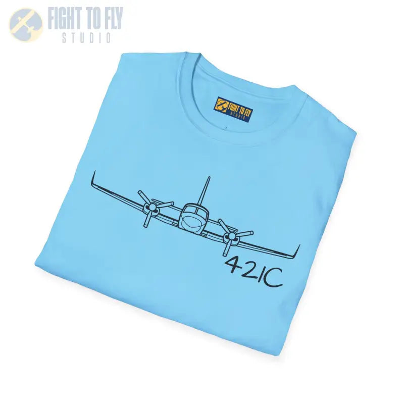 Cessna 421C T-Shirt – Pressurized Twin Cabin-Class Aircraft Tee - Pilot gifts - WWII warbird t-shirt