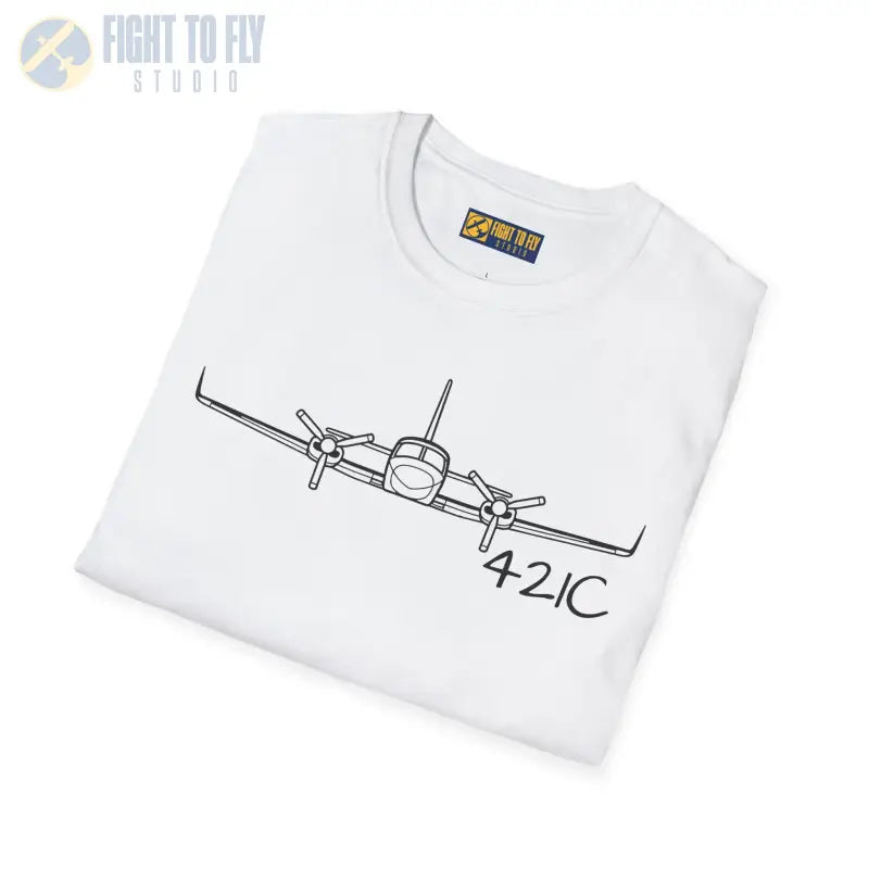 Cessna 421C T-Shirt – Pressurized Twin Cabin-Class Aircraft Tee - Pilot gifts - WWII warbird t-shirt