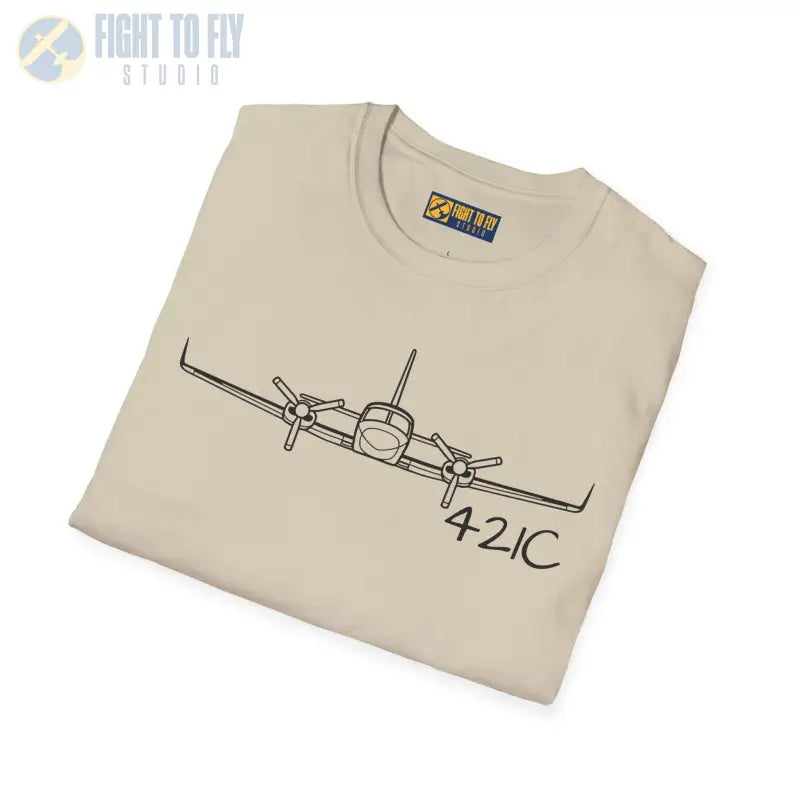 Cessna 421C T-Shirt – Pressurized Twin Cabin-Class Aircraft Tee - Pilot gifts - WWII warbird t-shirt