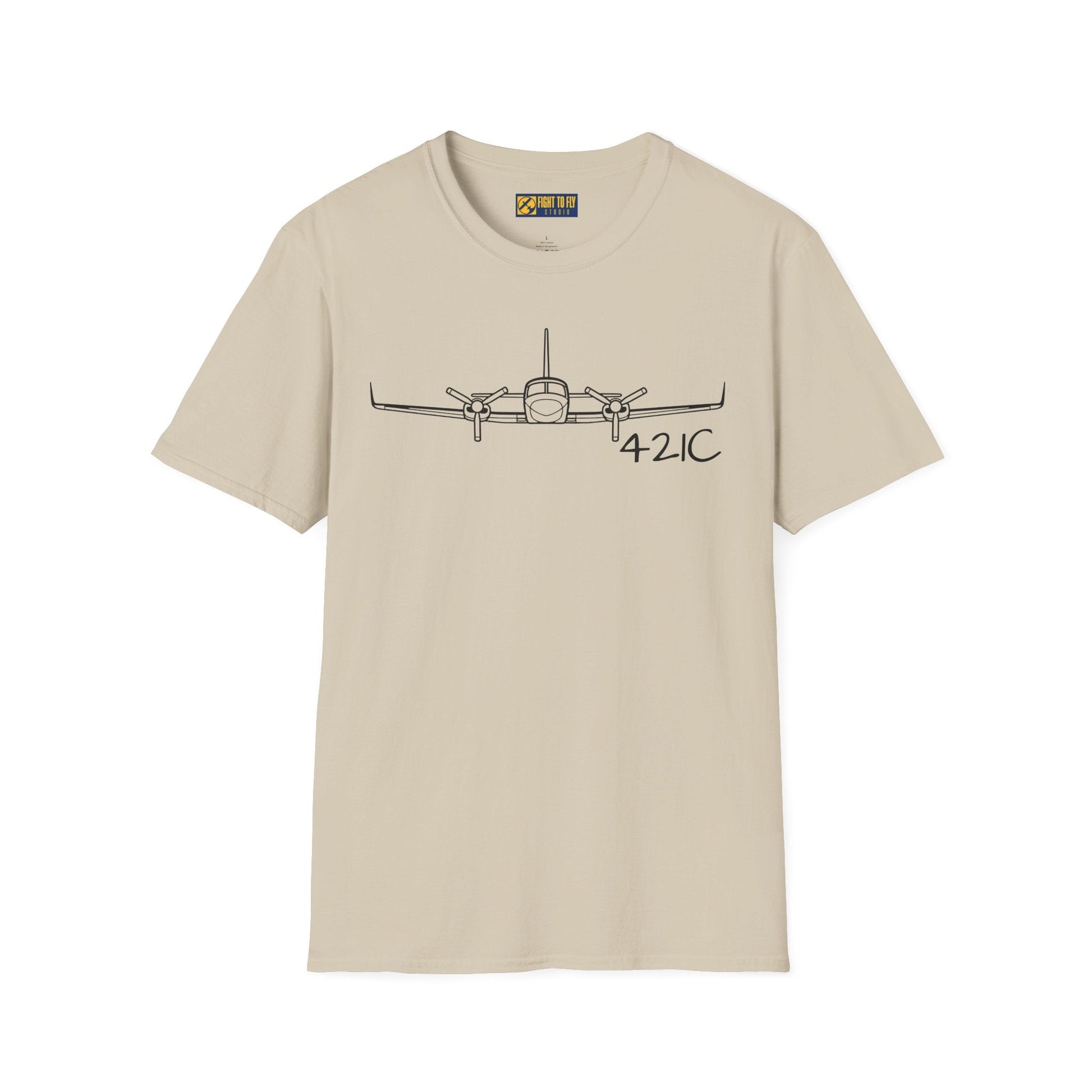 Cessna 421C T-Shirt – Pressurized Twin Cabin-Class Aircraft Tee - Gifts for pilots - Aviation apparel