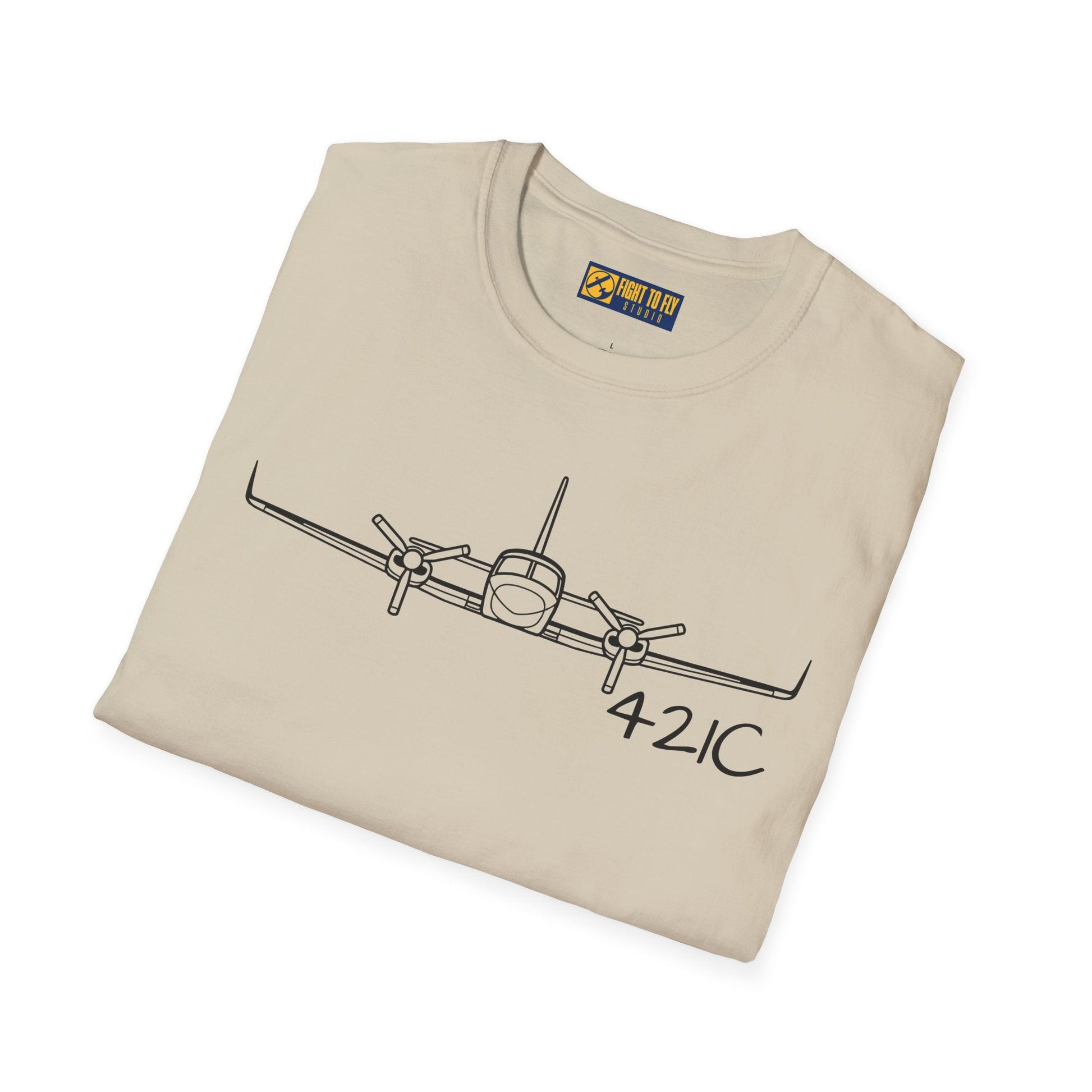 Cessna 421C T-Shirt – Pressurized Twin Cabin-Class Aircraft Tee - Gifts for pilots - Aviation apparel
