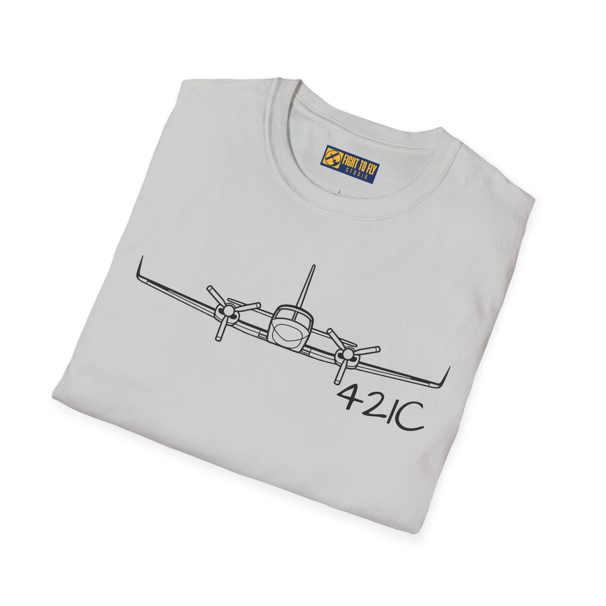 Cessna 421C T-Shirt – Pressurized Twin Cabin-Class Aircraft Tee - Gifts for pilots - Aviation apparel