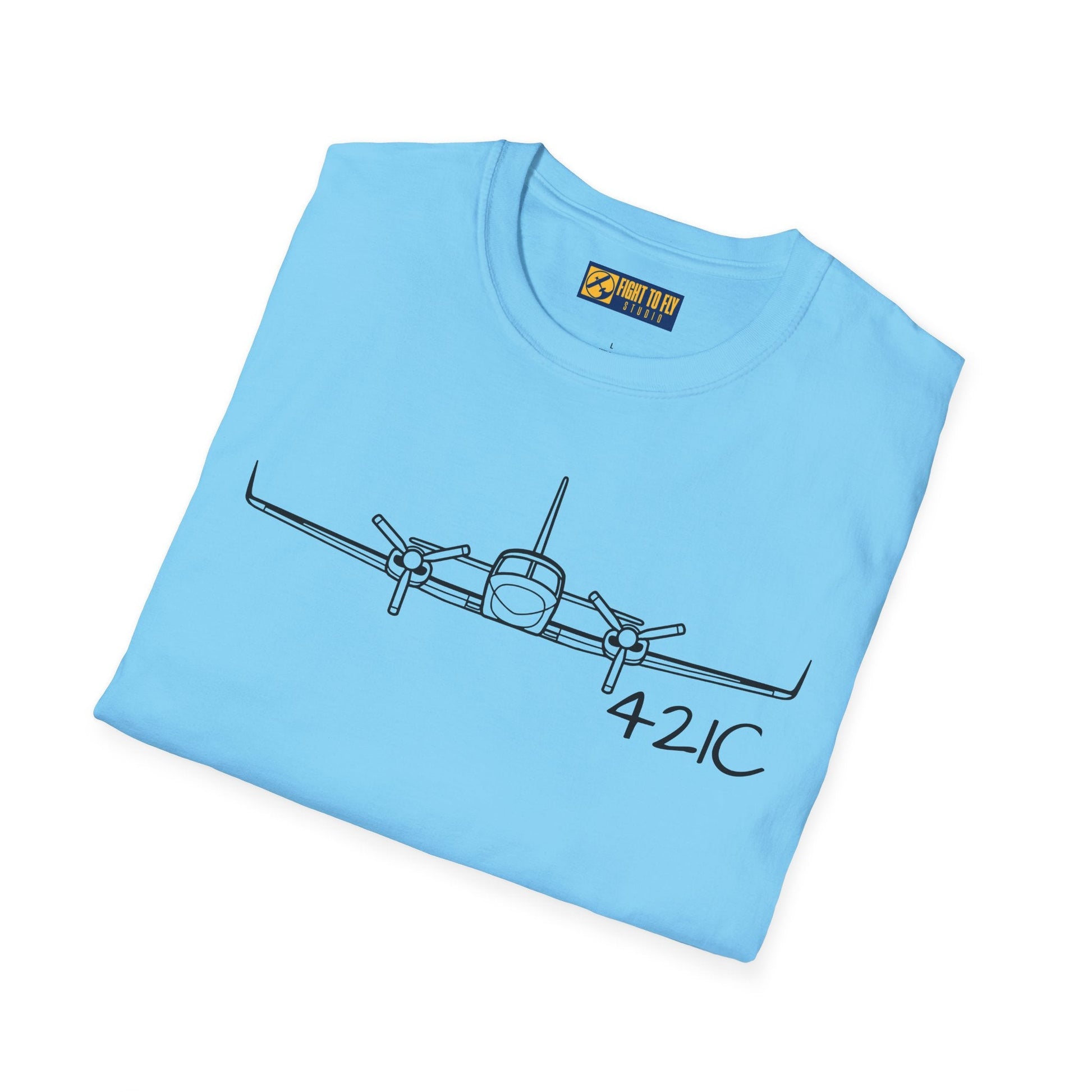 Cessna 421C T-Shirt – Pressurized Twin Cabin-Class Aircraft Tee - Gifts for pilots - Aviation apparel