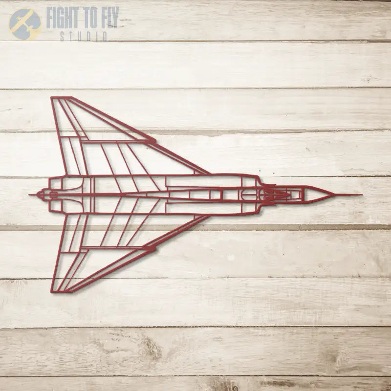 CF-105 Die Cut Metal Wall Art - Sign - Pilot gifts - WWII warbird t-shirt