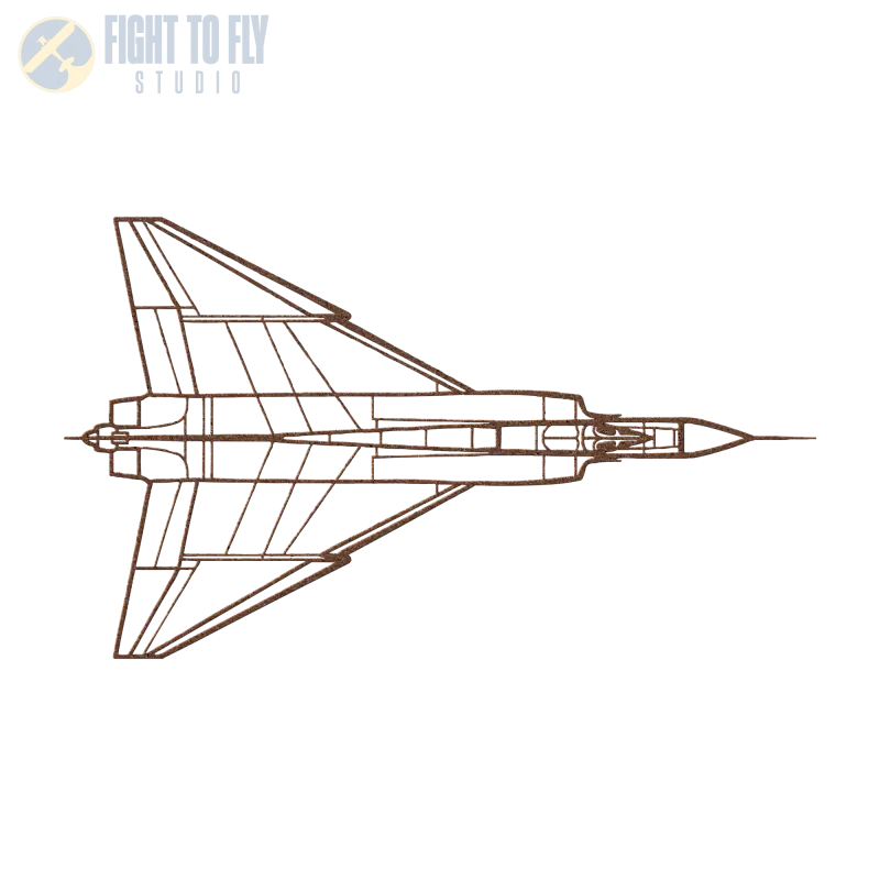 CF-105 Die Cut Metal Wall Art - Sign - Pilot gifts - WWII warbird t-shirt