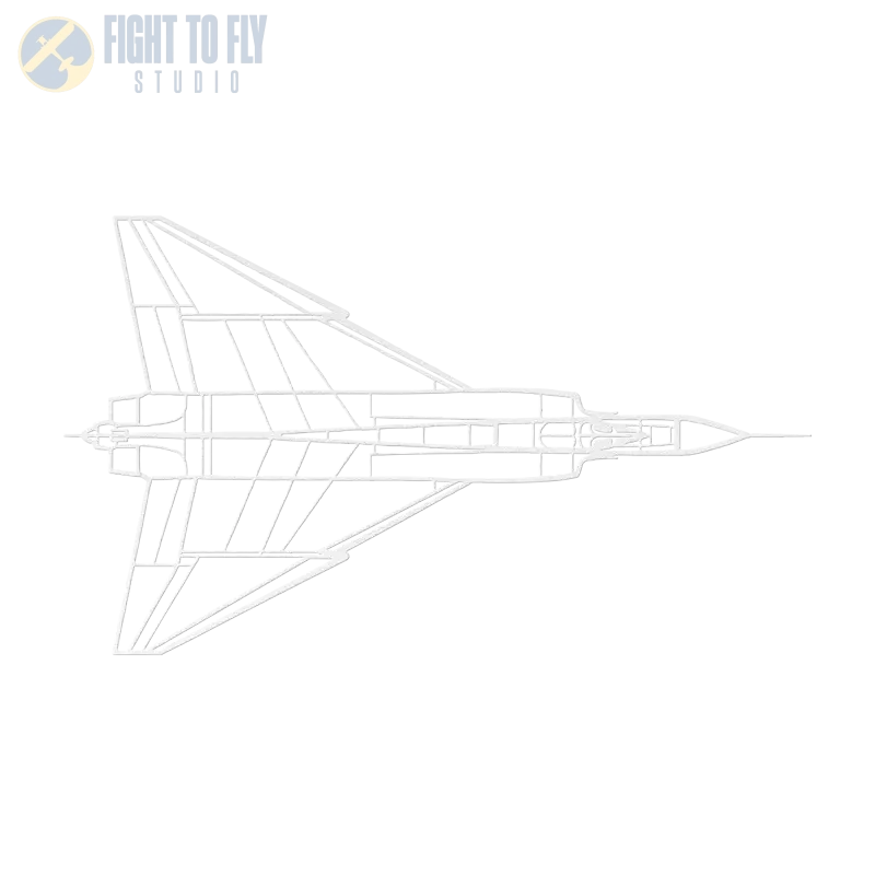 CF-105 Die Cut Metal Wall Art - Sign - Pilot gifts - WWII warbird t-shirt