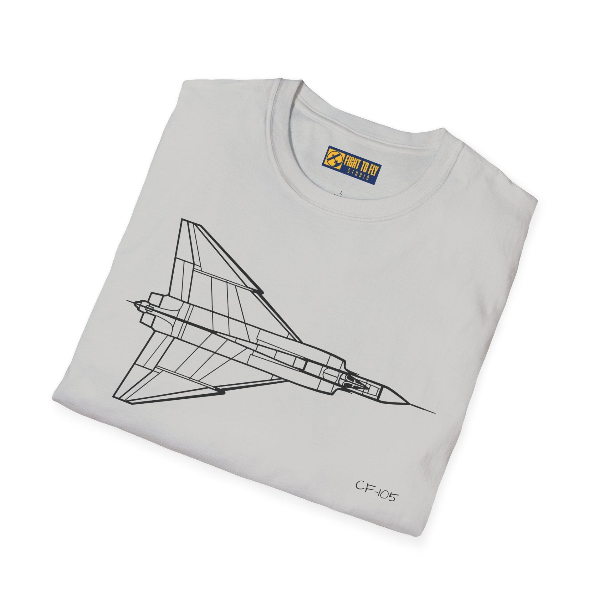 CF-105 T-Shirt – Avro Arrow Supersonic Interceptor Aviation Tee - Pilot gifts - WWII warbird t-shirt