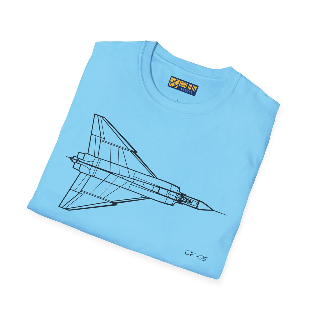 CF-105 T-Shirt – Avro Arrow Supersonic Interceptor Aviation Tee - Pilot gifts - WWII warbird t-shirt