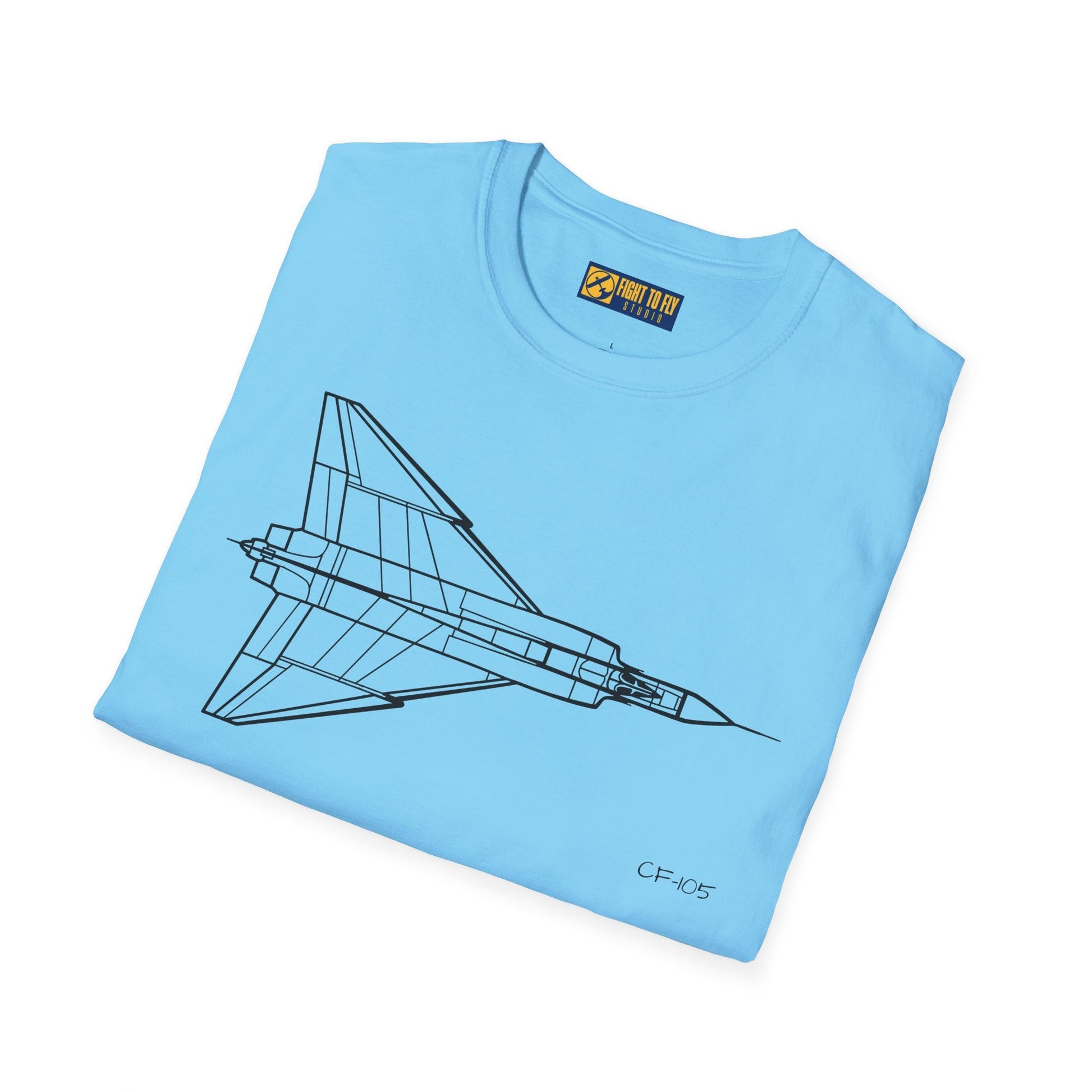 CF-105 T-Shirt – Avro Arrow Supersonic Interceptor Aviation Tee - Pilot gifts - WWII warbird t-shirt