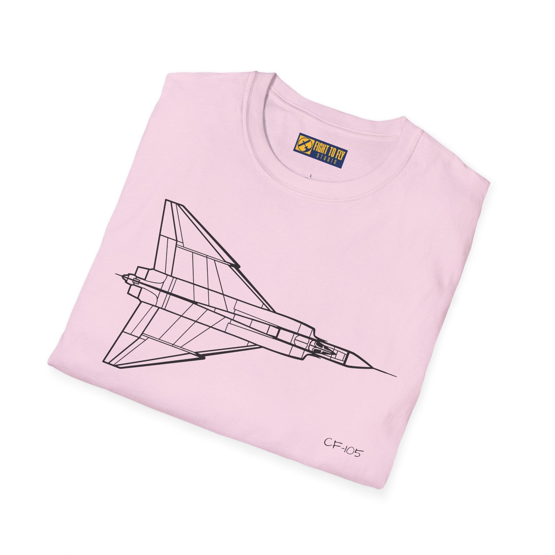 CF-105 T-Shirt – Avro Arrow Supersonic Interceptor Aviation Tee - Pilot gifts - WWII warbird t-shirt