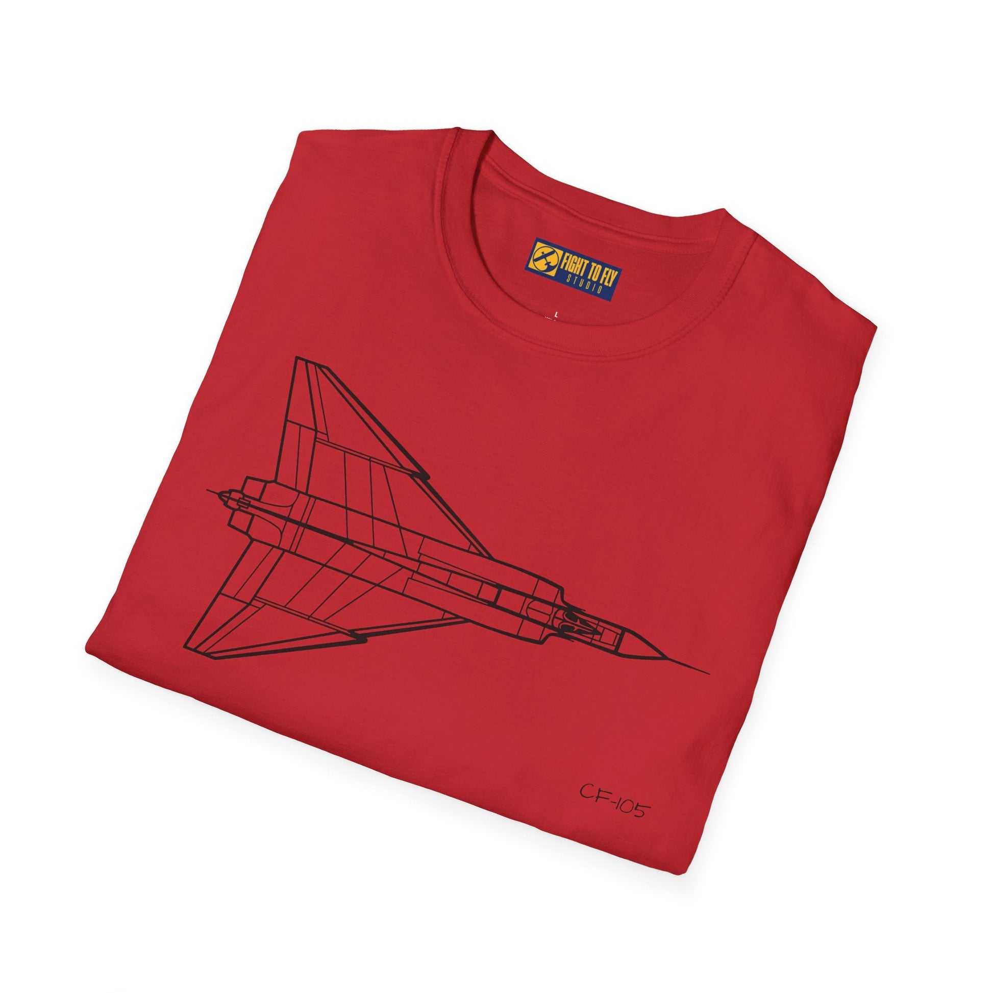 CF-105 T-Shirt – Avro Arrow Supersonic Interceptor Aviation Tee - Pilot gifts - WWII warbird t-shirt