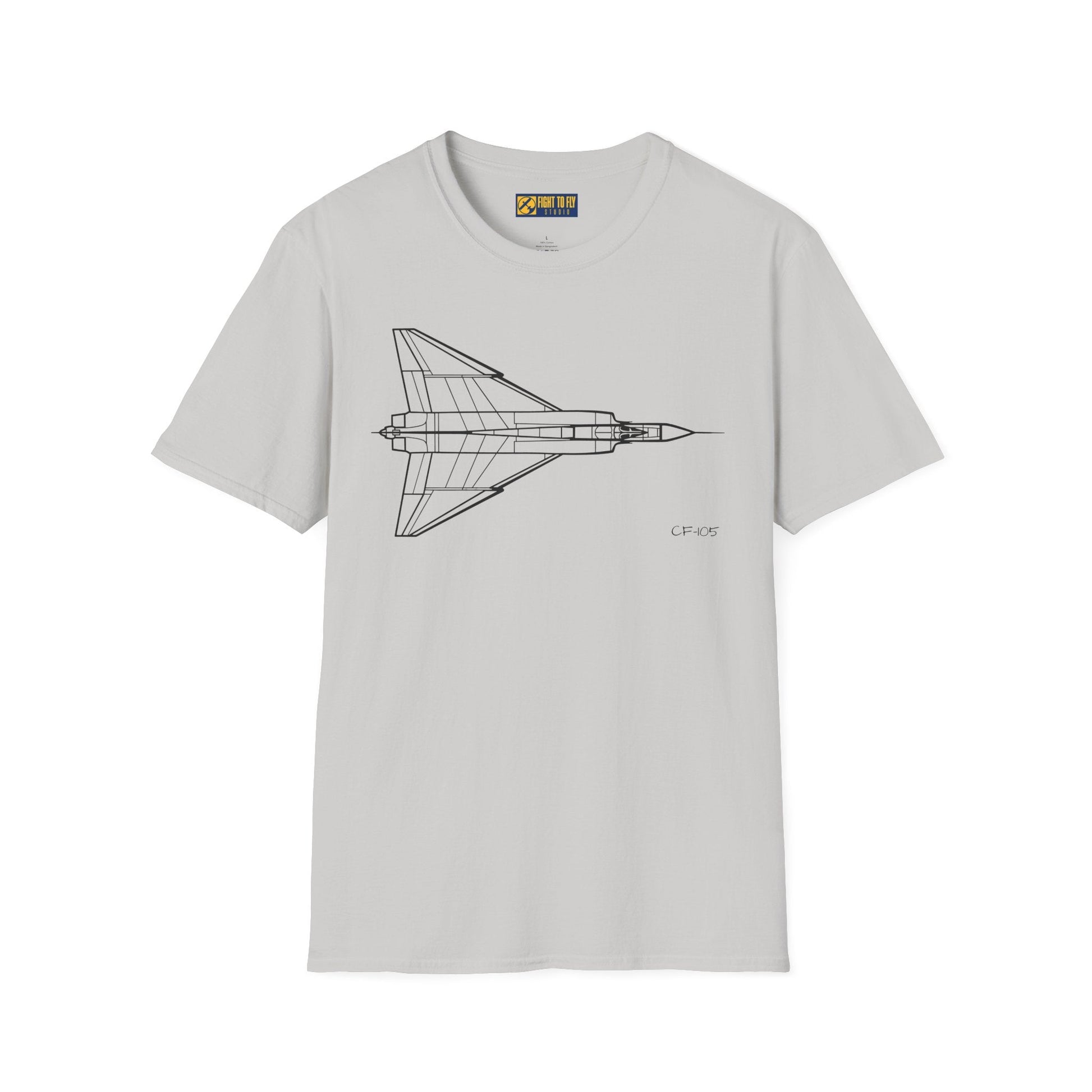 CF-105 T-Shirt – Avro Arrow Supersonic Interceptor Aviation Tee - Pilot gifts - WWII warbird t-shirt