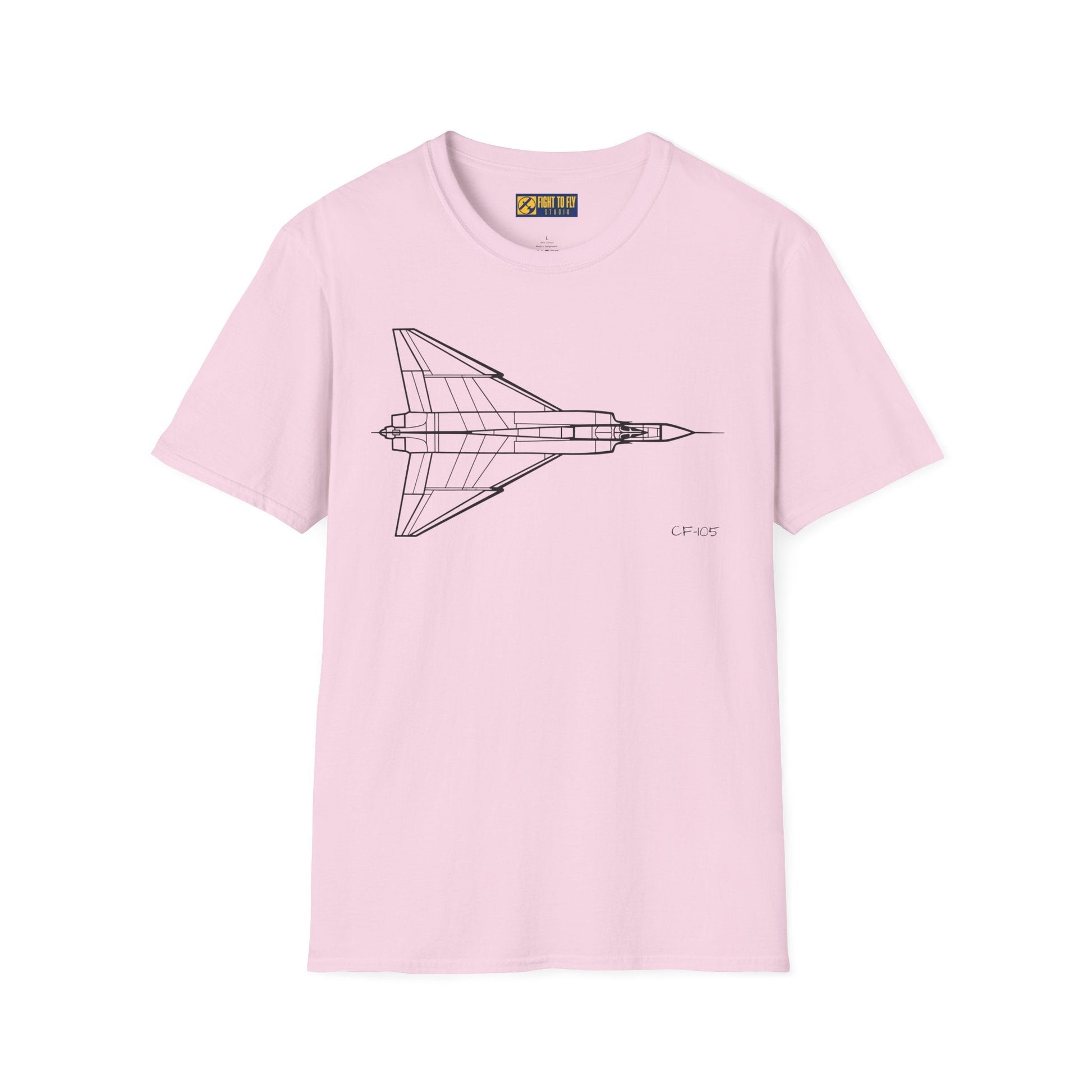 CF-105 T-Shirt – Avro Arrow Supersonic Interceptor Aviation Tee - Pilot gifts - WWII warbird t-shirt