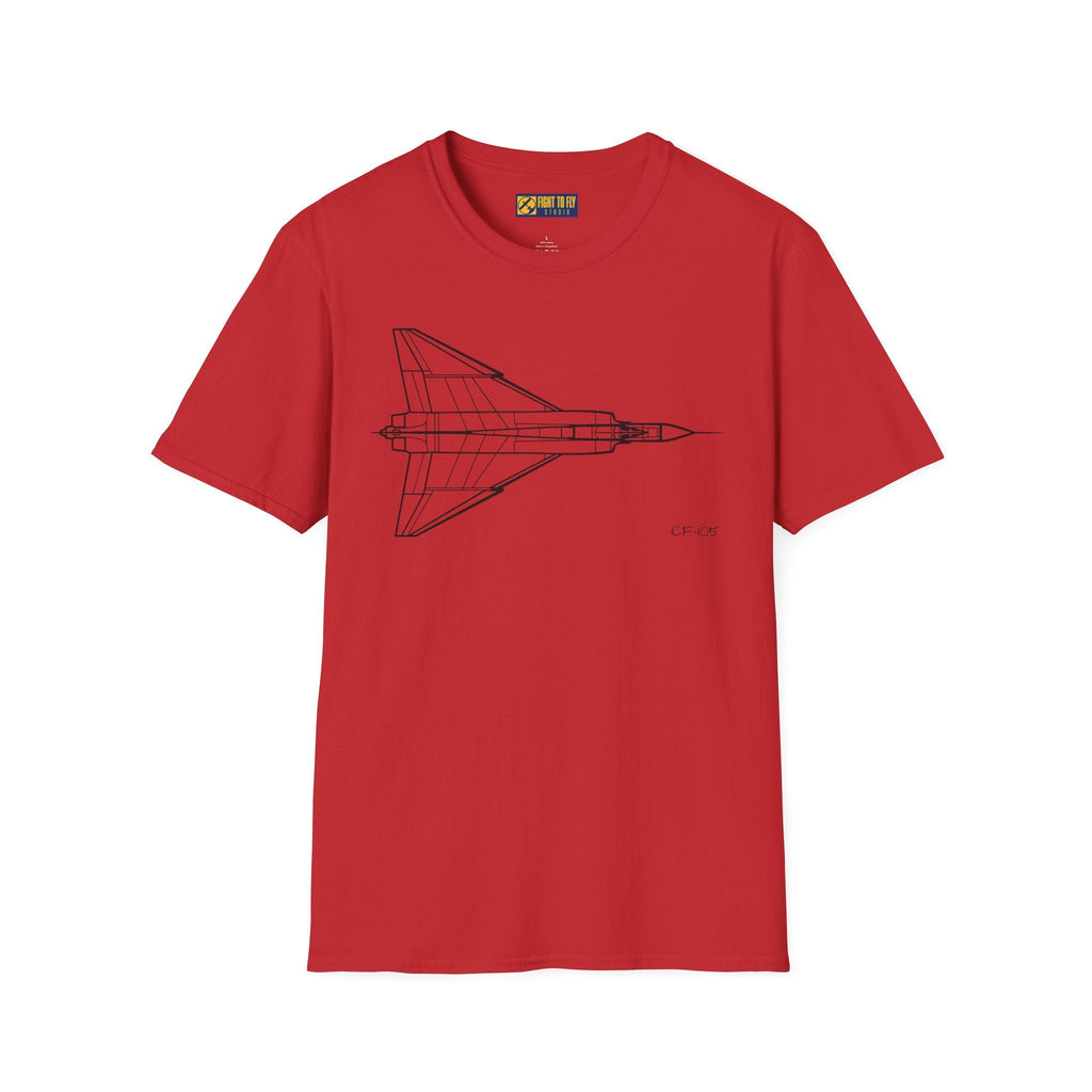 CF-105 T-Shirt – Avro Arrow Supersonic Interceptor Aviation Tee - Pilot gifts - WWII warbird t-shirt