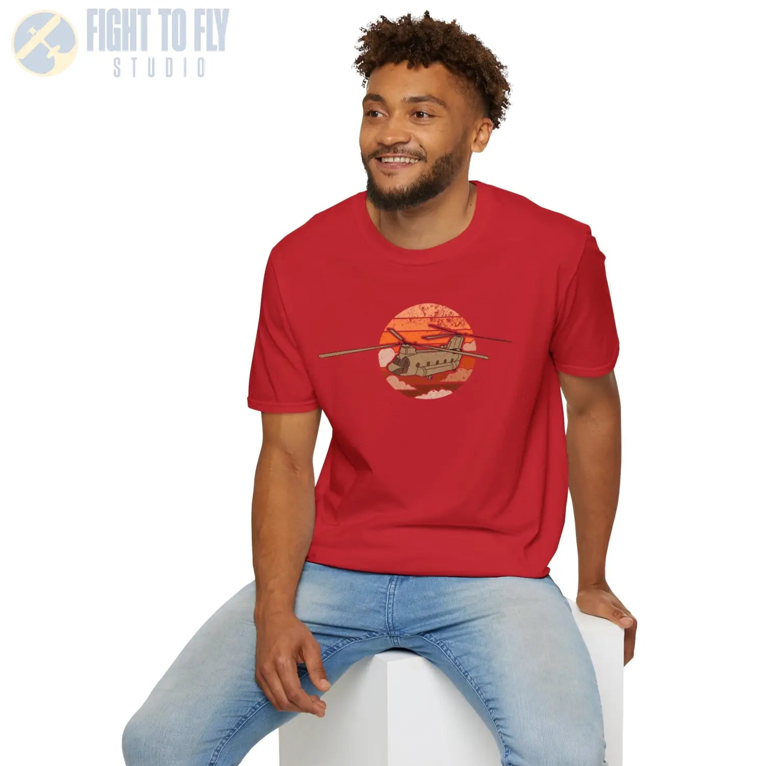 CH-47 Chinook Retro T-Shirt - Pilot gifts - WWII warbird t-shirt