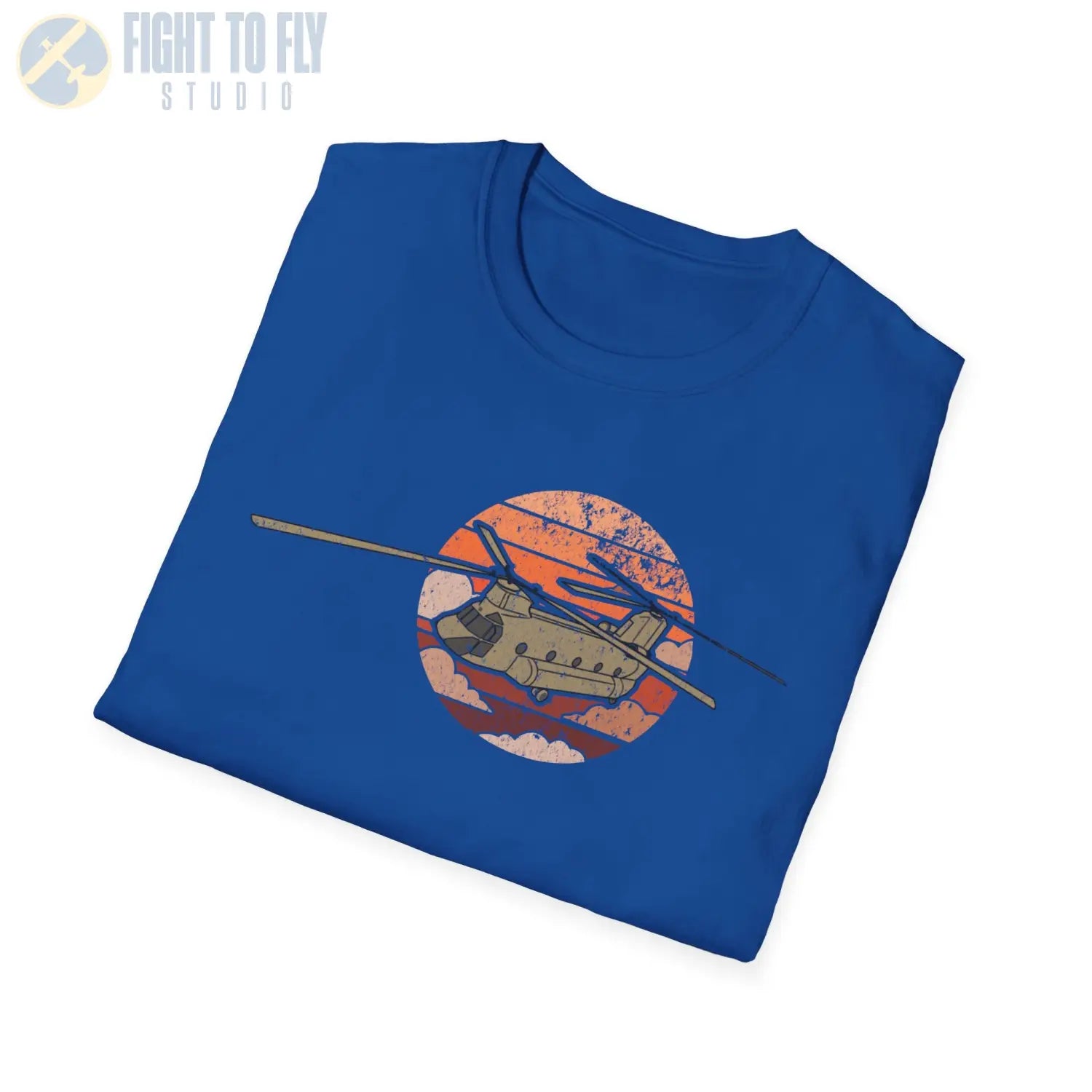 CH-47 Chinook Retro T-Shirt - Pilot gifts - WWII warbird t-shirt