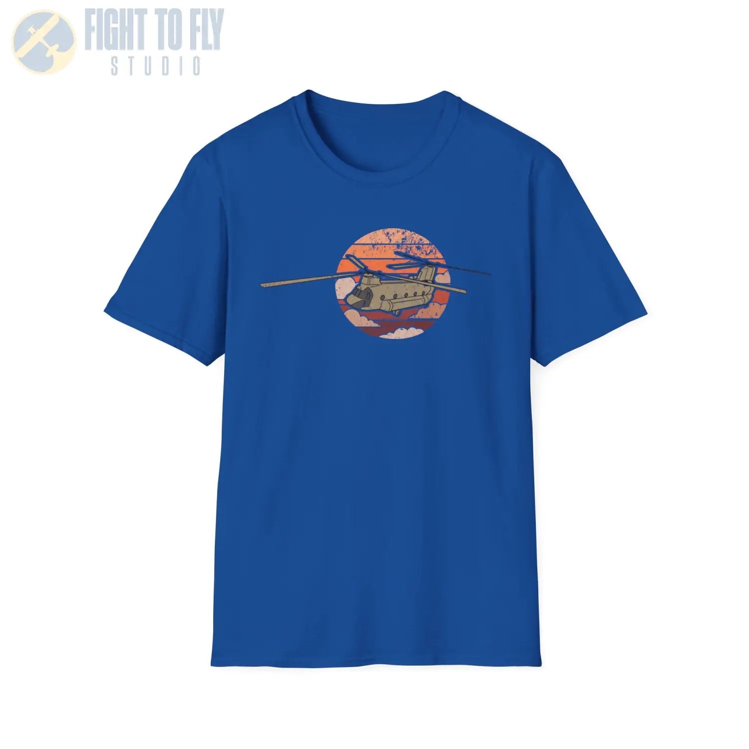 CH-47 Chinook Retro T-Shirt - Pilot gifts - WWII warbird t-shirt