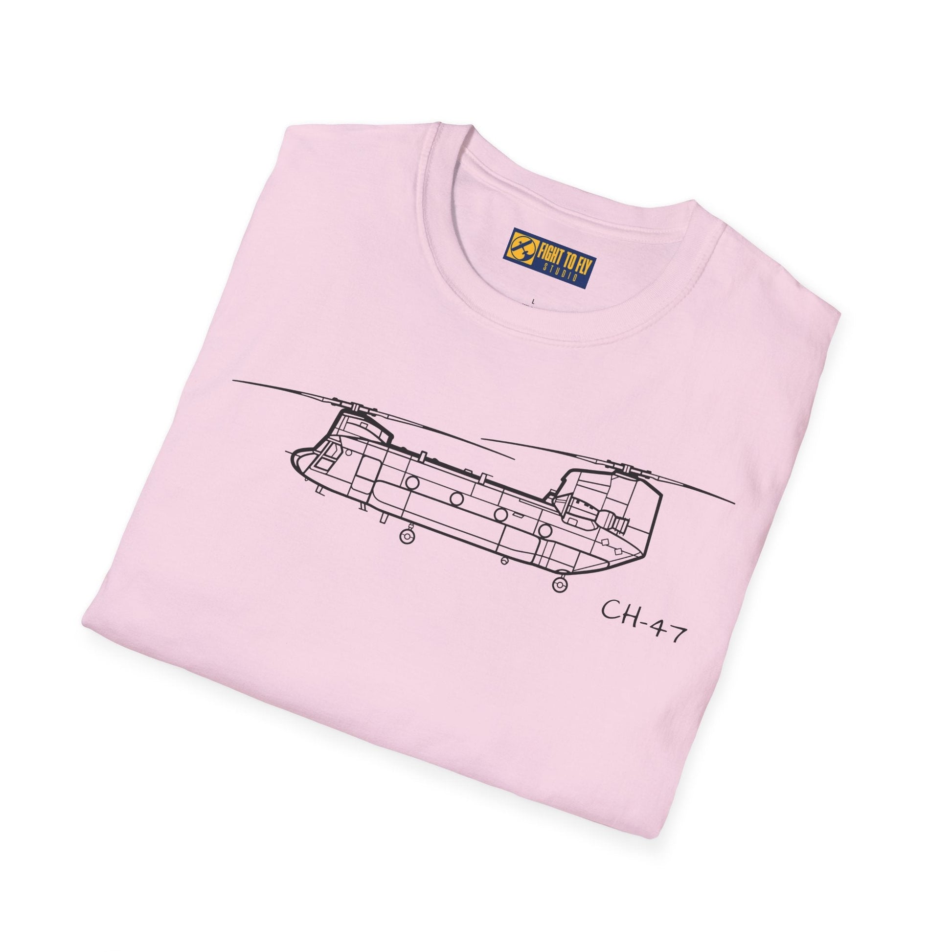 CH-47 T-Shirt – Chinook Tandem Rotor Heavy-Lift Helicopter Tee - Pilot gifts - WWII warbird t-shirt