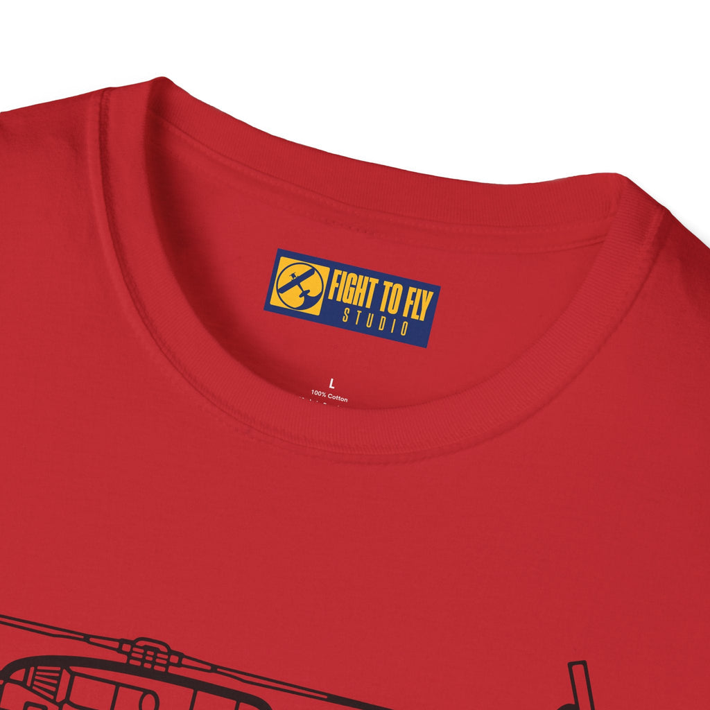 CH-53G T-Shirt – Heavy Lift Military Helicopter Aviation Tee - Pilot gifts - WWII warbird t-shirt
