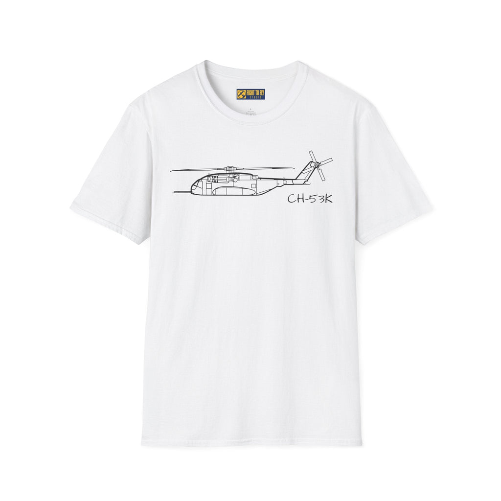 CH-53K T-Shirt – King Stallion Heavy-Lift Helicopter Aviation Tee - Pilot gifts - WWII warbird t-shirt