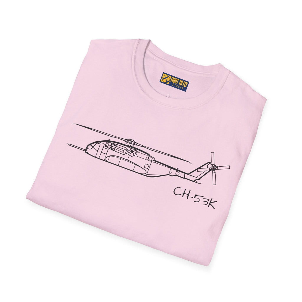 CH-53K T-Shirt – King Stallion Heavy-Lift Helicopter Aviation Tee - Pilot gifts - WWII warbird t-shirt