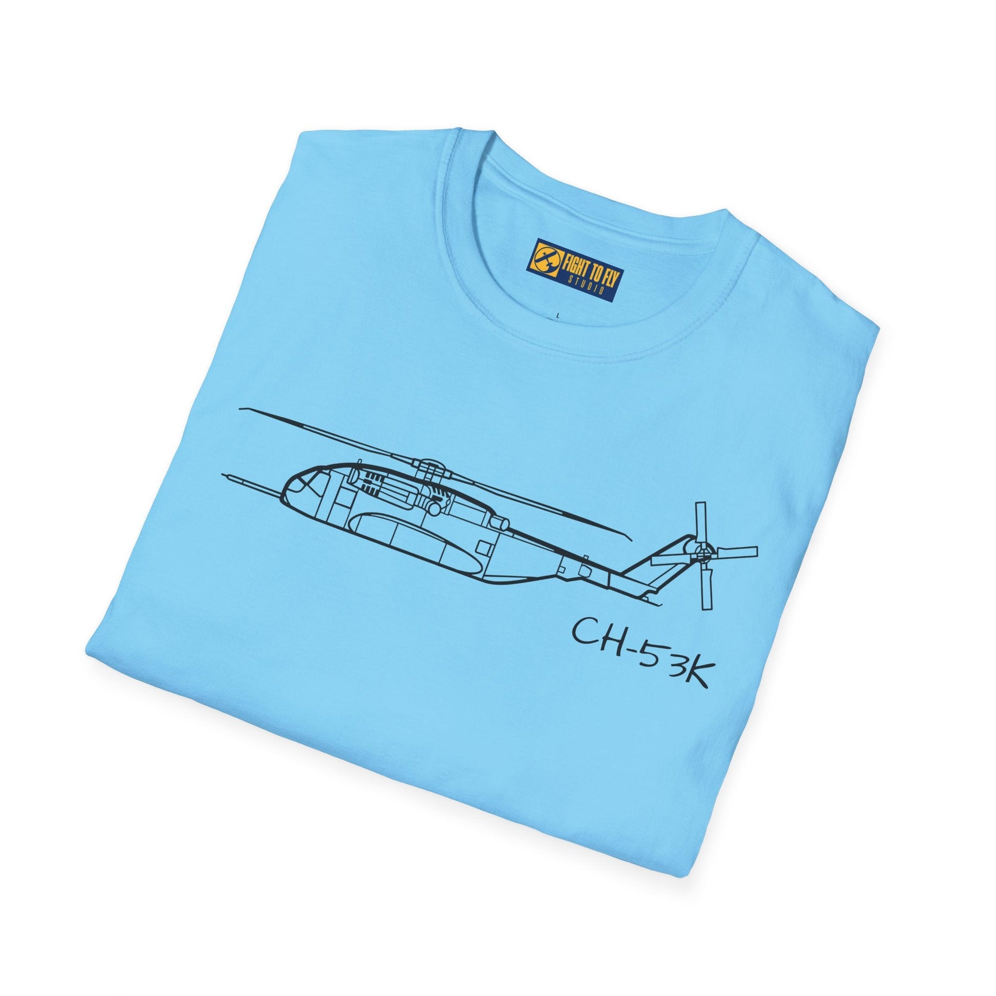 CH-53K T-Shirt – King Stallion Heavy-Lift Helicopter Aviation Tee - Pilot gifts - WWII warbird t-shirt
