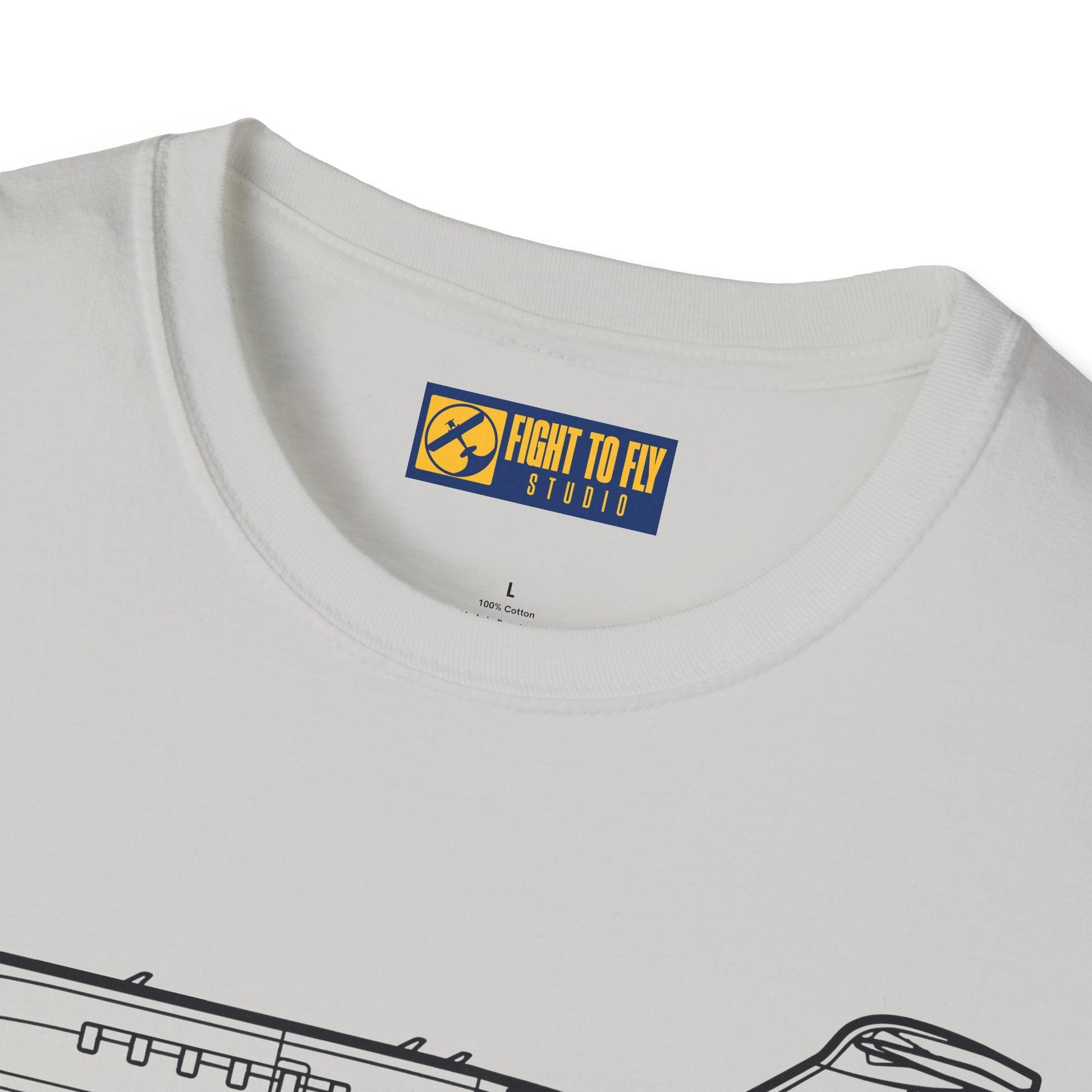 Challenger 350 T-Shirt – Private Jet Side Profile Aviation Tee - Pilot gifts - WWII warbird t-shirt