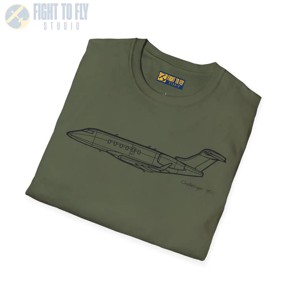 Challenger 350 T-Shirt - Pilot gifts - WWII warbird t-shirt