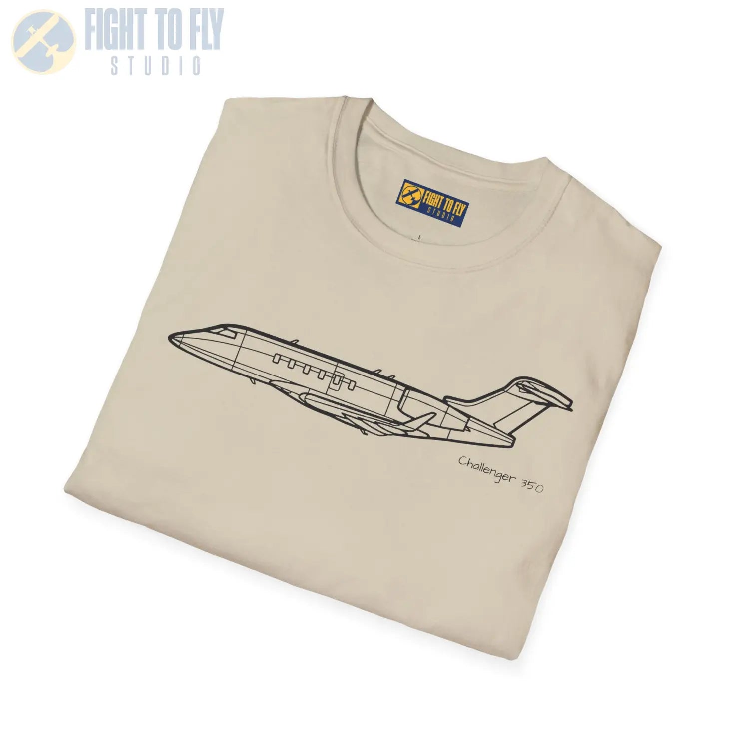 Challenger 350 T-Shirt - Pilot gifts - WWII warbird t-shirt