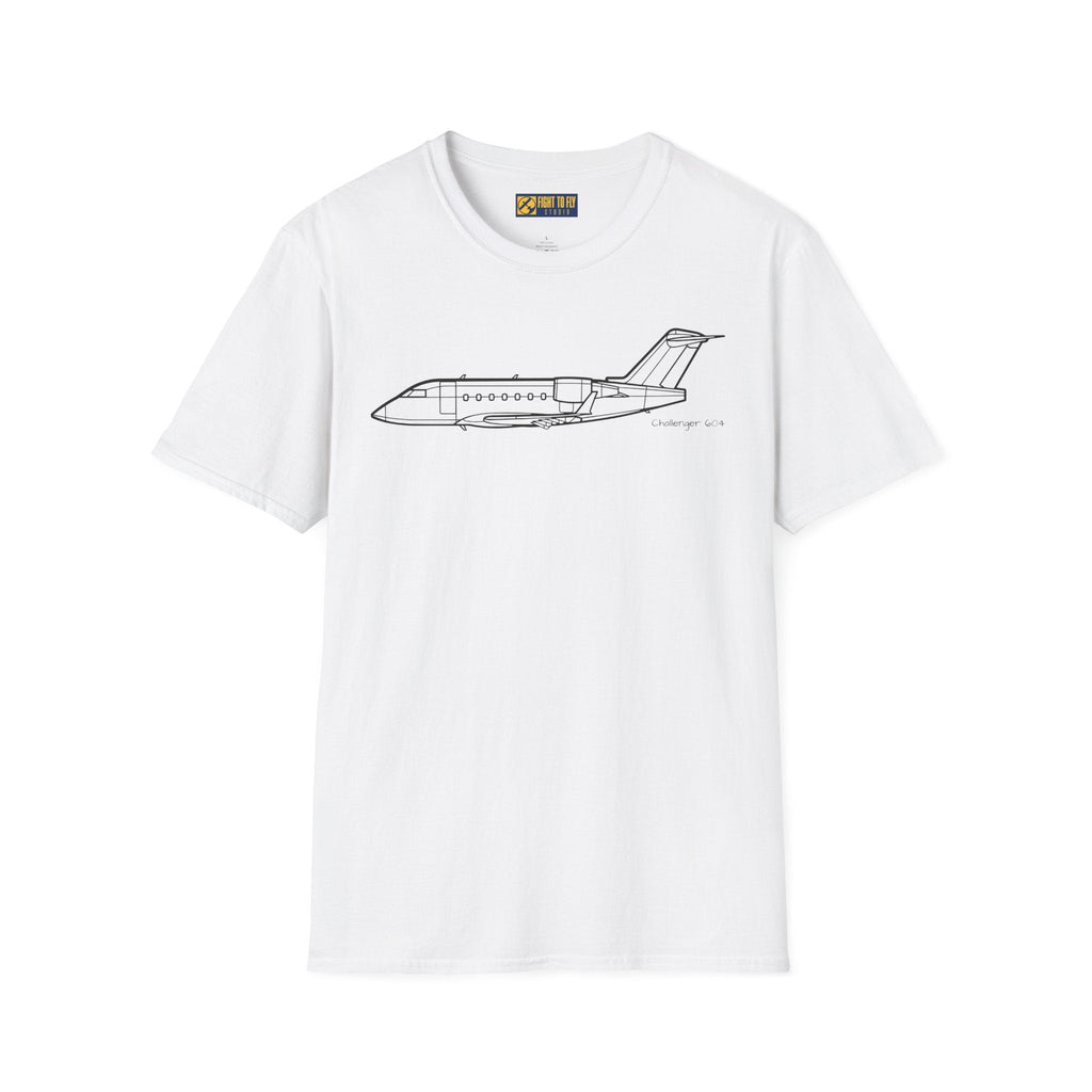 Challenger 604 T-Shirt – Business Jet Aviation Tee - Pilot gifts - WWII warbird t-shirt