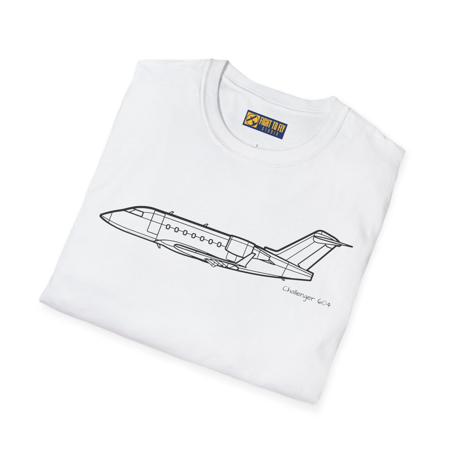 Challenger 604 T-Shirt – Business Jet Aviation Tee - Pilot gifts - WWII warbird t-shirt