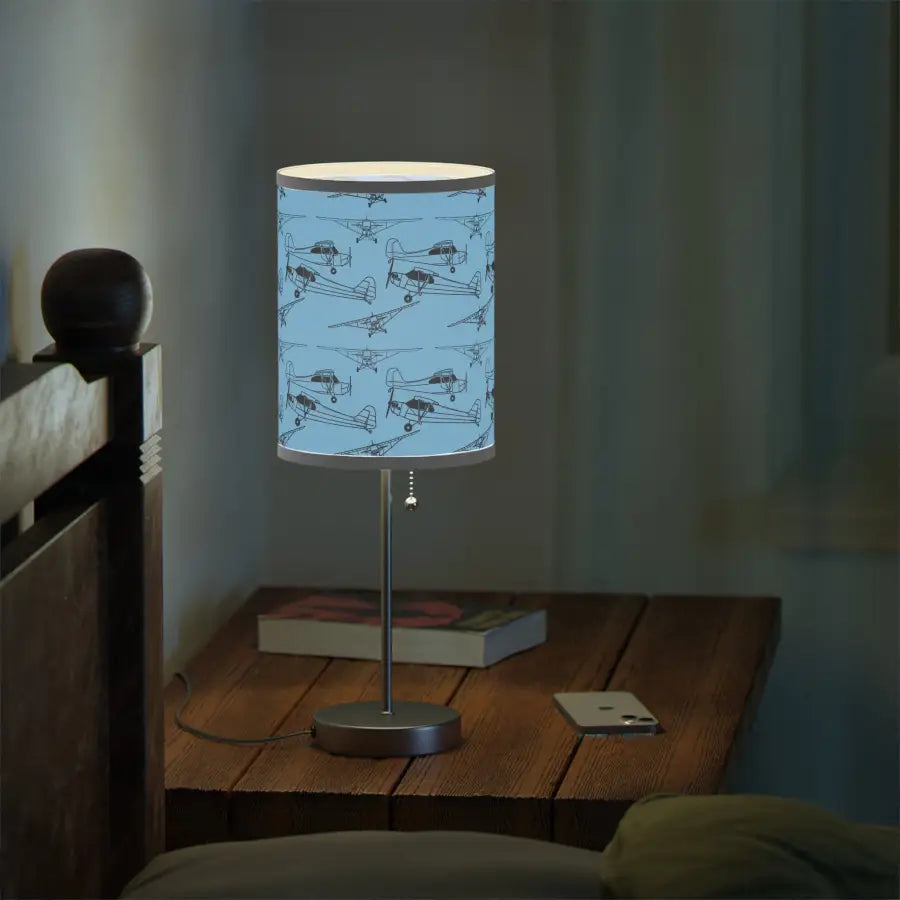 Champ and Cub Silhouette Table Lamp - Modern Home Decor - Gifts for pilots - Aviation apparel