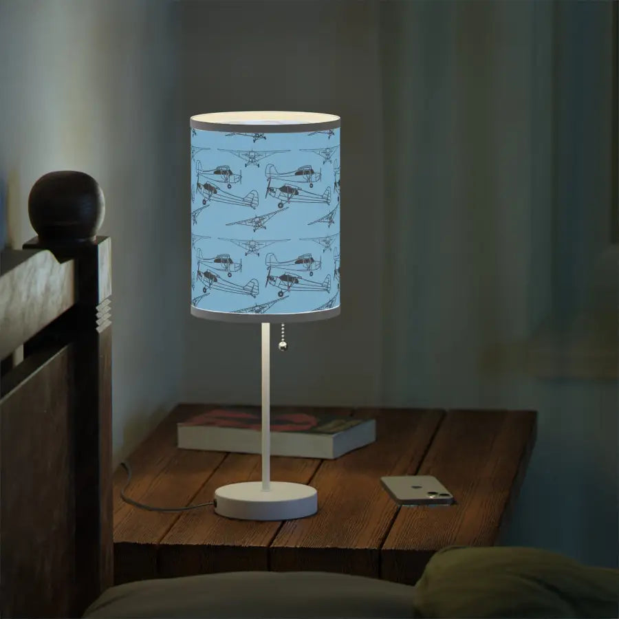 Champ and Cub Silhouette Table Lamp - Modern Home Decor - Gifts for pilots - Aviation apparel