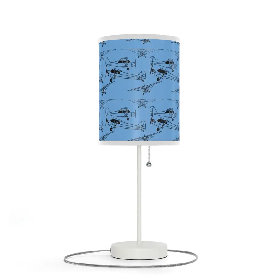 Champ and Cub Silhouette Table Lamp - Modern Home Decor - Gifts for pilots - Aviation apparel