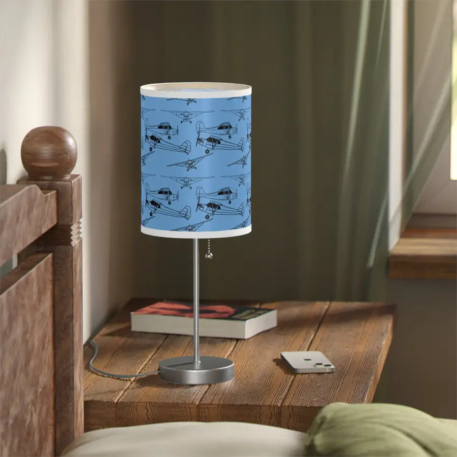 Champ and Cub Silhouette Table Lamp - Modern Home Decor - Gifts for pilots - Aviation apparel