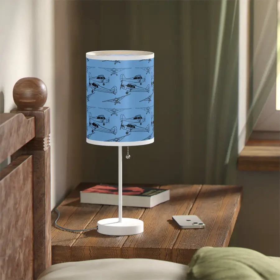 Champ and Cub Silhouette Table Lamp - Modern Home Decor - Gifts for pilots - Aviation apparel