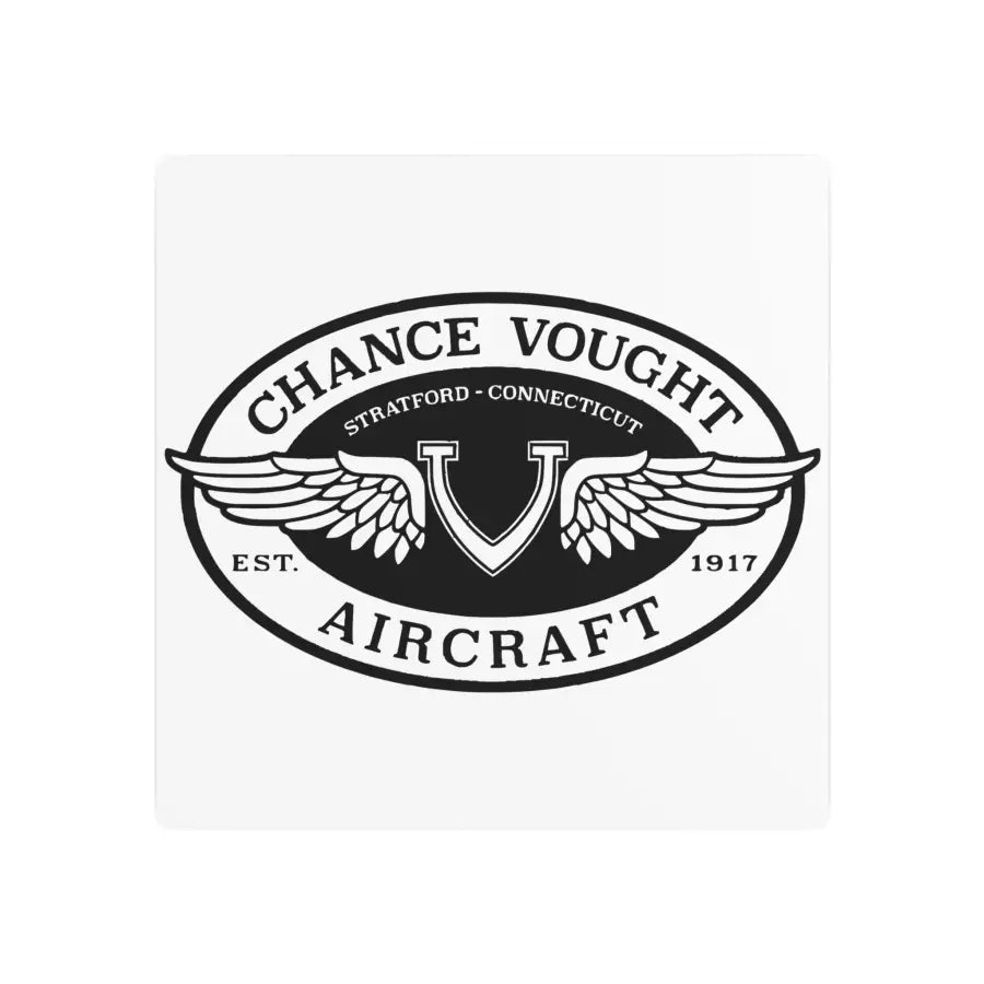 Chance Vought Metal Art Sign - Home Decor - Gifts for pilots - Aviation apparel