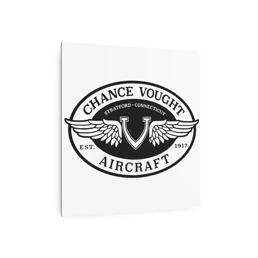 Chance Vought Metal Art Sign - Home Decor - Gifts for pilots - Aviation apparel
